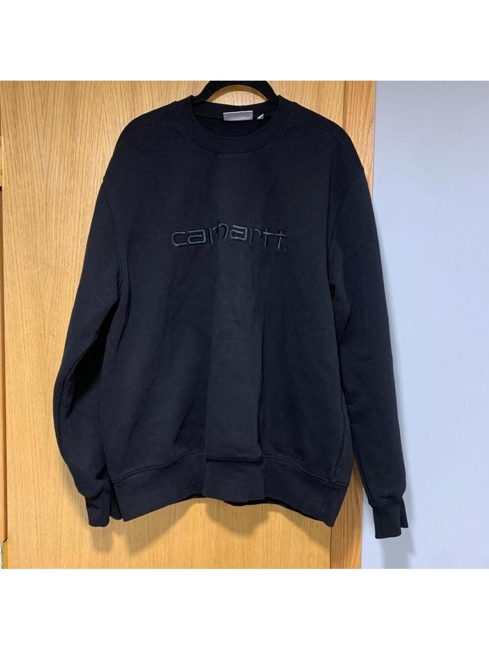 Carhartt Work in Progress Black Sweatshirt Crewneck - Size Medium
